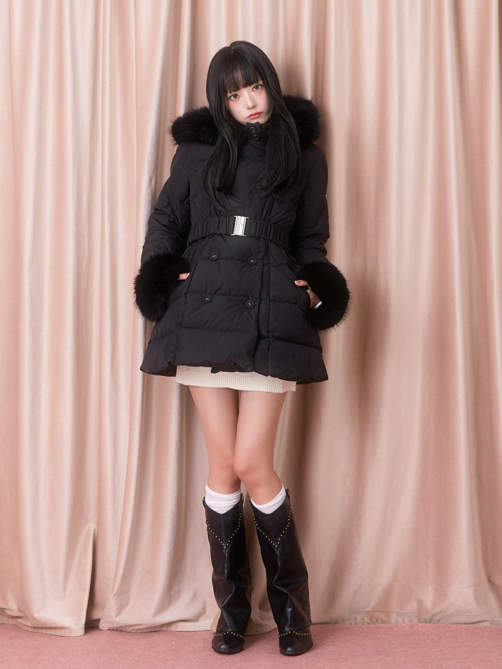 【BUBBLES】ロングダウンジャケット