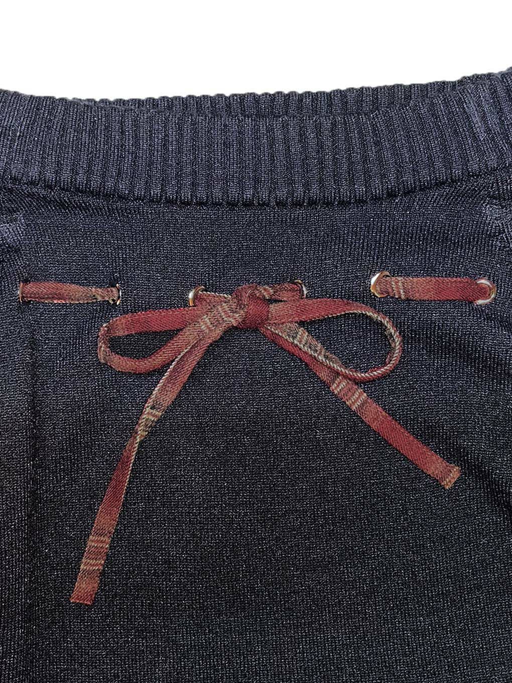 【BUBBLES】チェックリボンワンピース