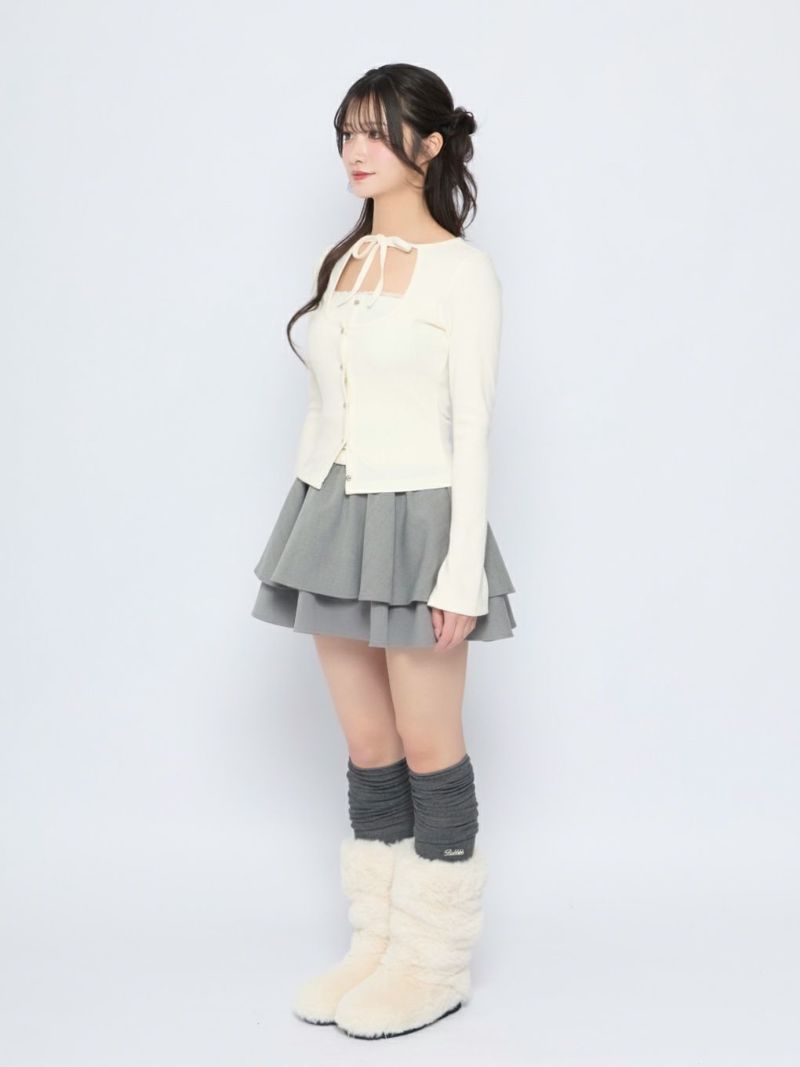 BUBBLES】レイヤードリブトップス | sparkling mall online store