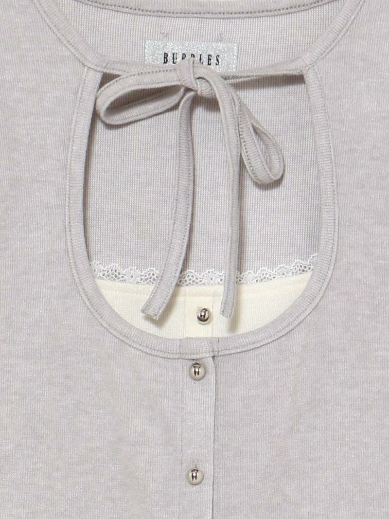 BUBBLES】レイヤードリブトップス | sparkling mall online store