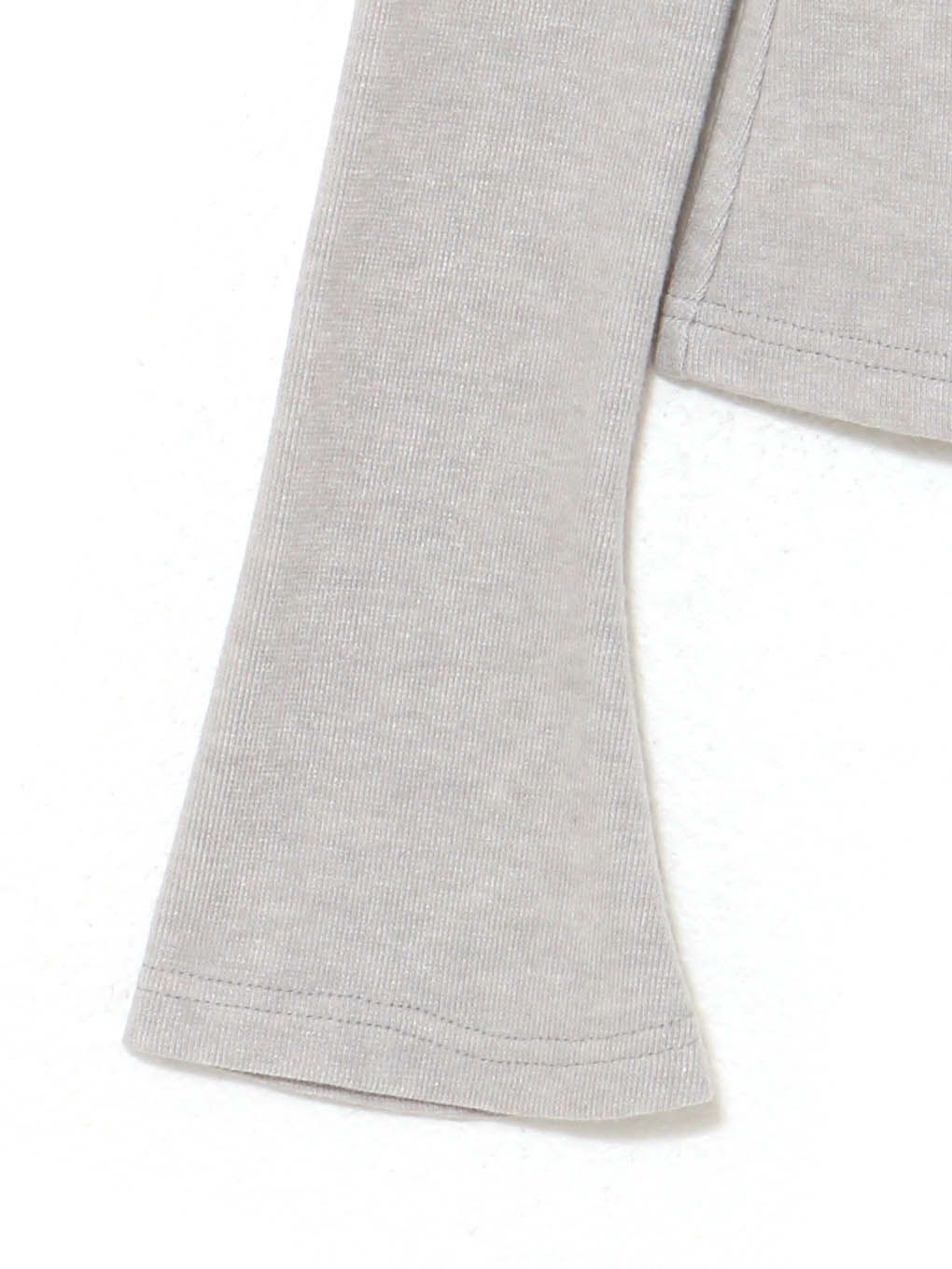 【BUBBLES】レイヤードリブトップス