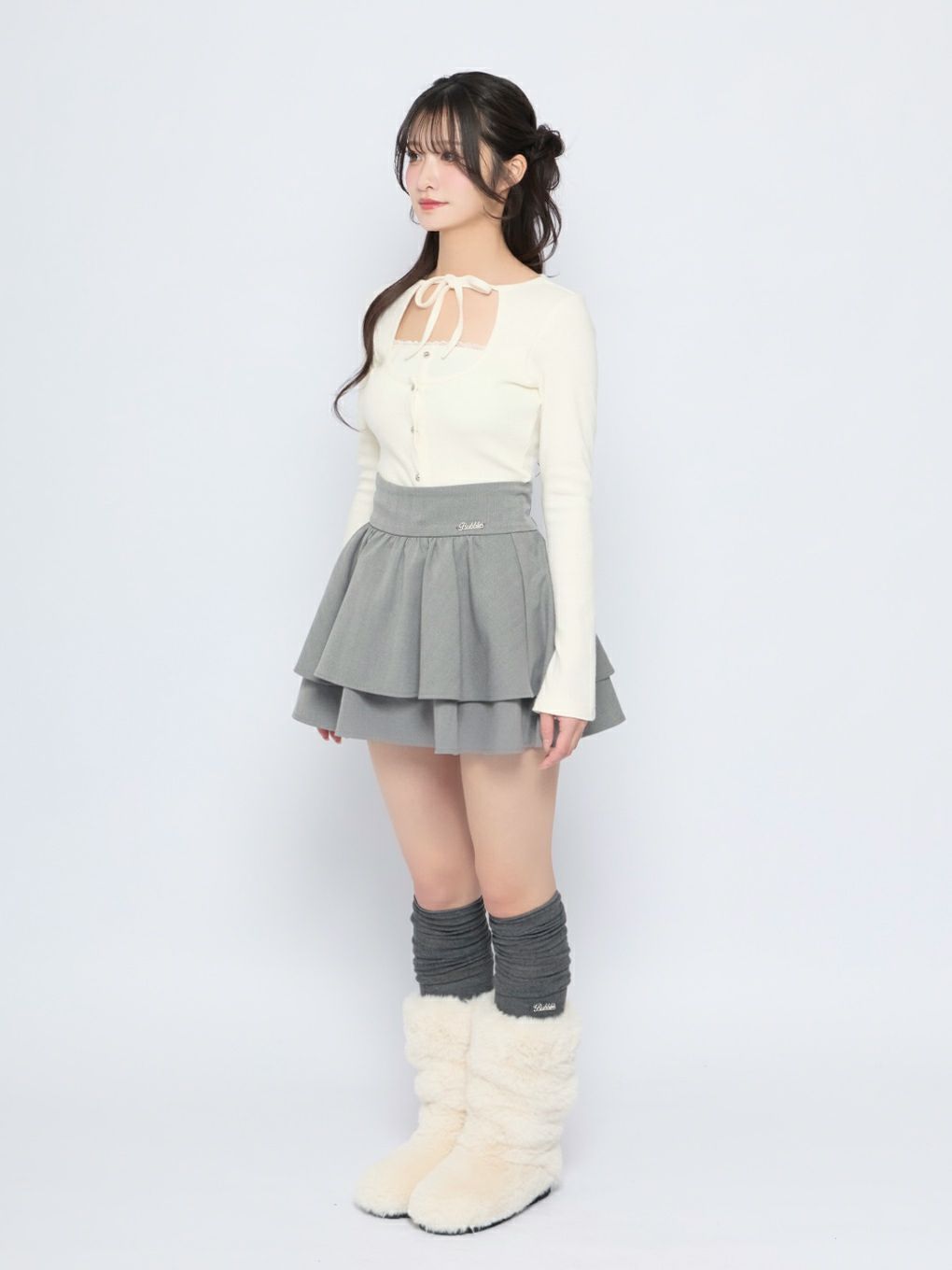 【BUBBLES】ティアードスカパン