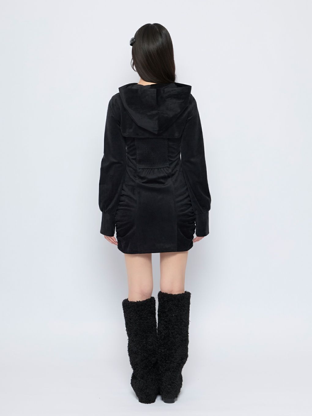 【BUBBLES】ベルベットリボンワンピース