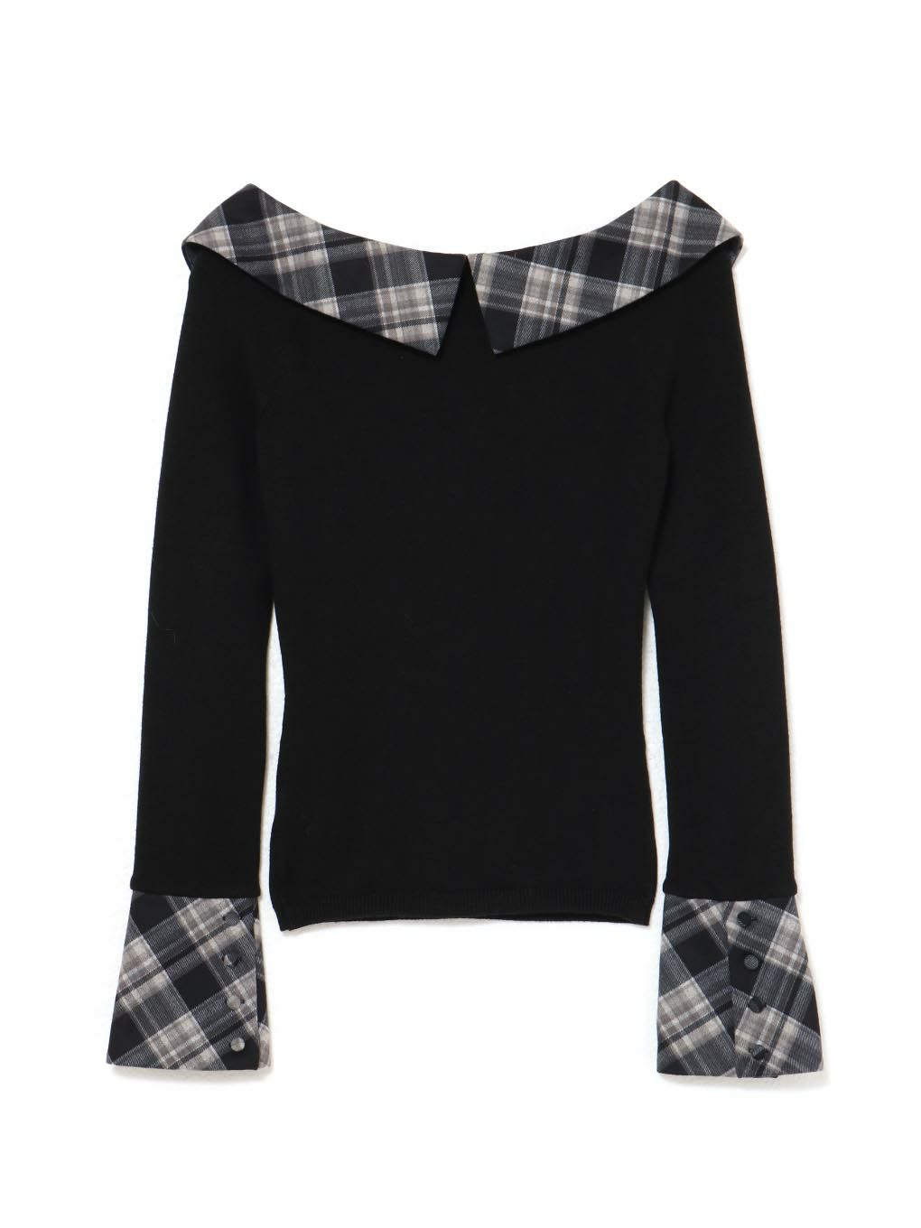 【BUBBLES】リボンシャギーニットトップス