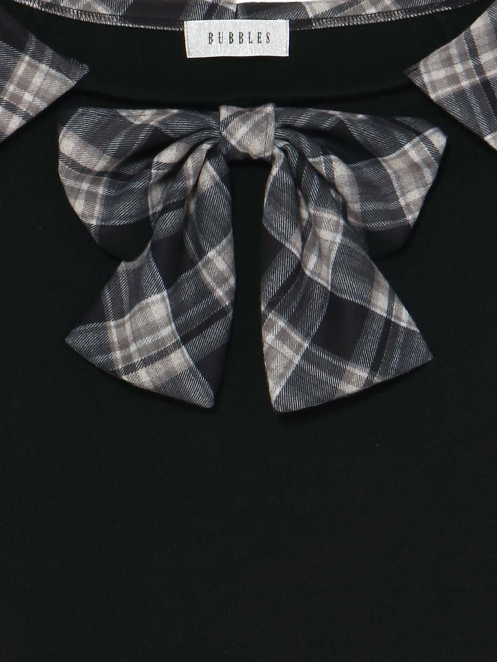 【BUBBLES】リボンシャギーニットトップス