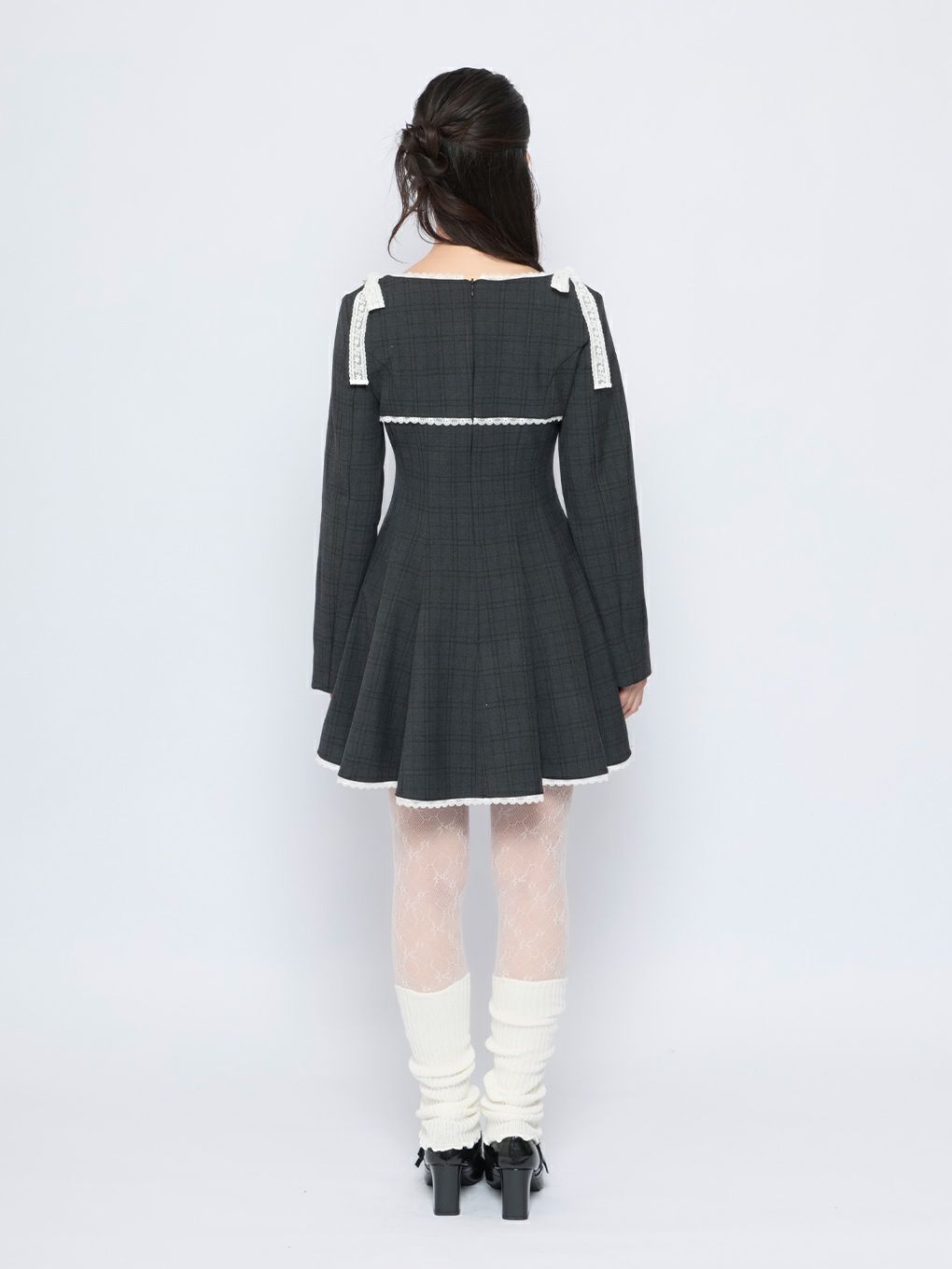 【BUBBLES】タイニーリボンフレアワンピース