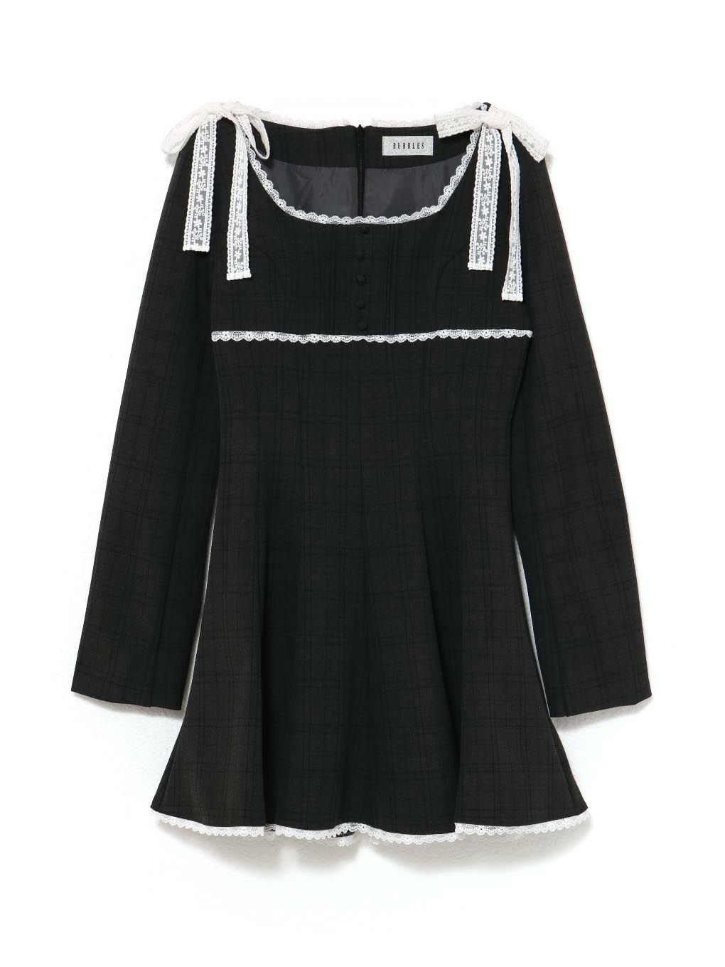 【BUBBLES】タイニーリボンフレアワンピース
