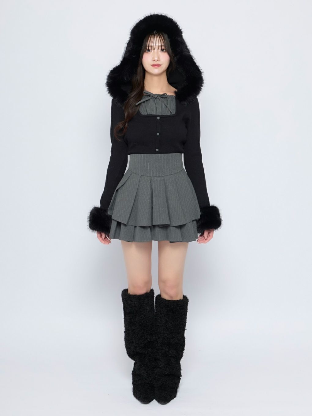 【BUBBLES】プリーツスカパン