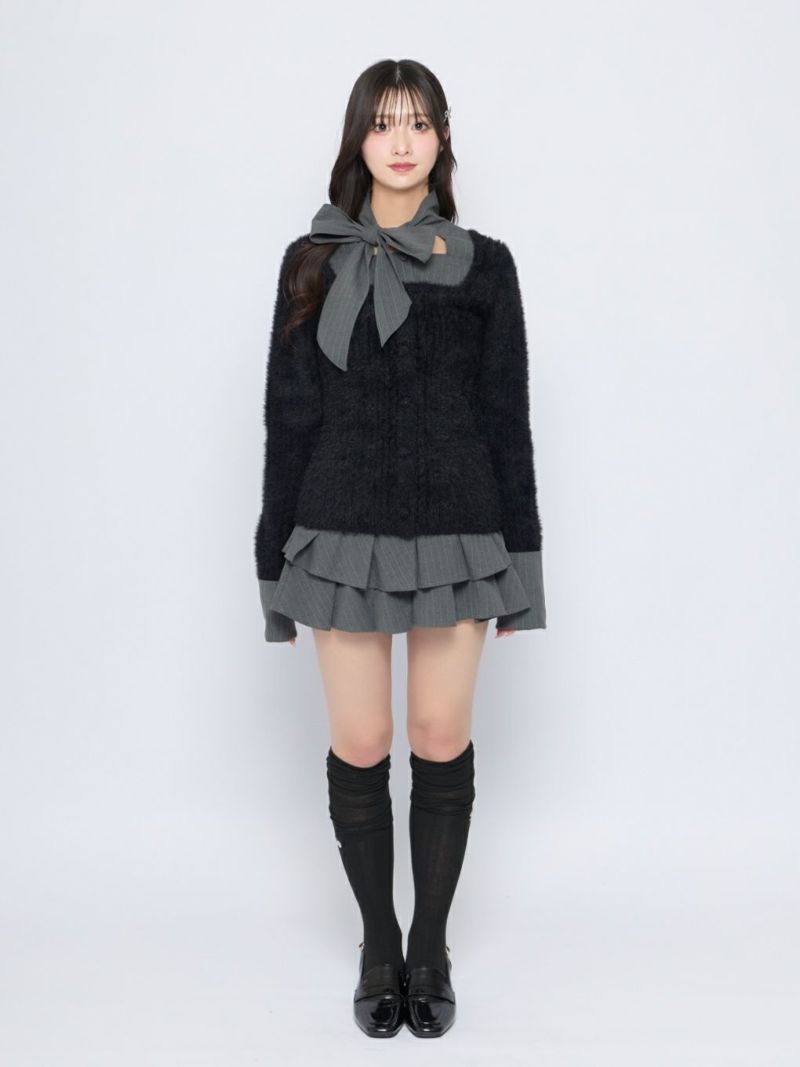 BUBBLES バブルス リボンタイ スクールニット BUBBLES】リボンタイスクールニット | sparkling mall online store