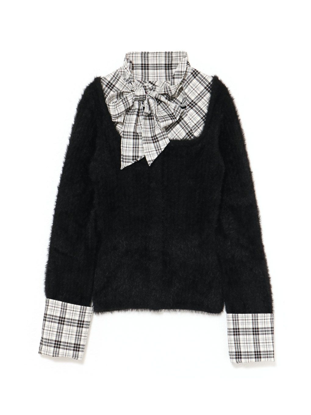 【BUBBLES】リボンタイスクールニット