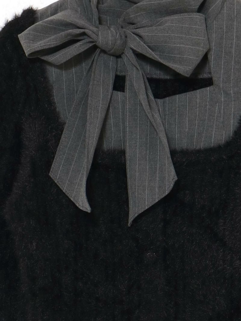 BUBBLES】リボンタイスクールニット | sparkling mall online store