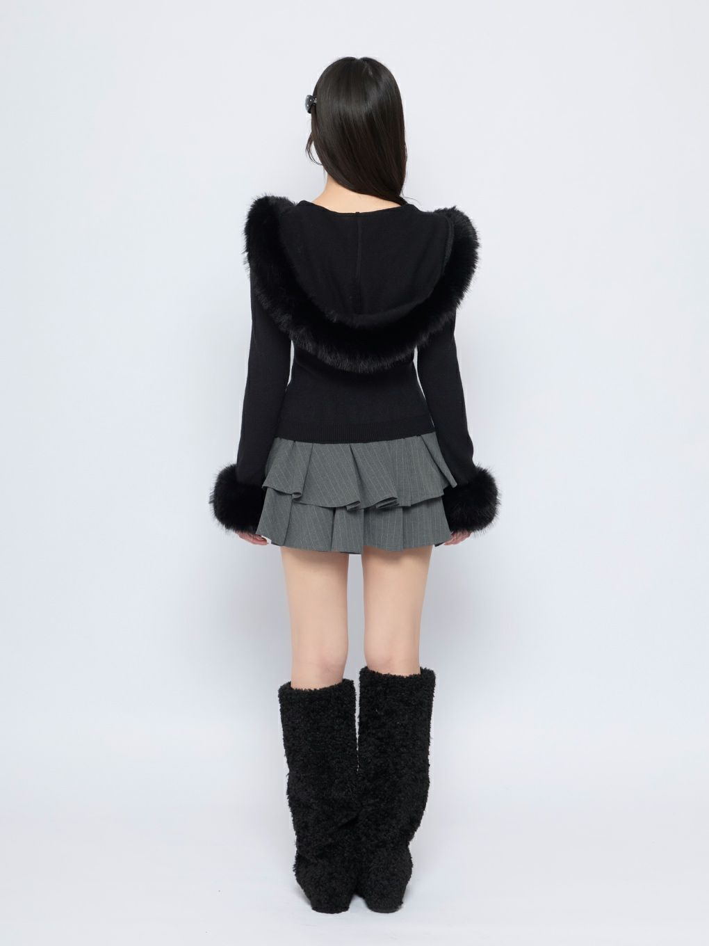 【BUBBLES】コケットフーディーニット