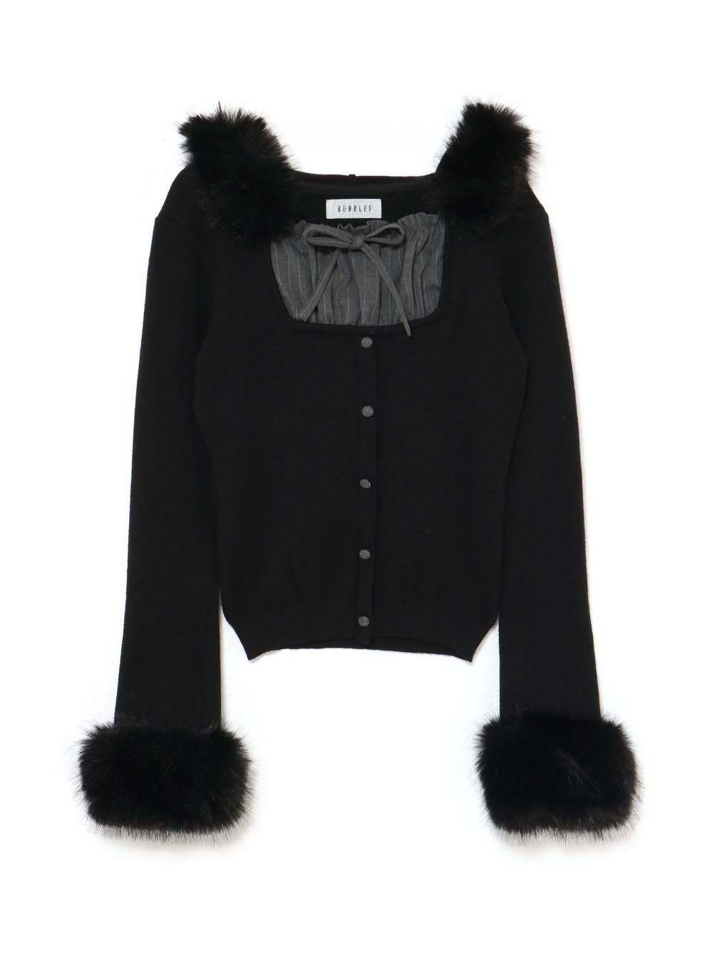 【BUBBLES】コケットフーディーニット