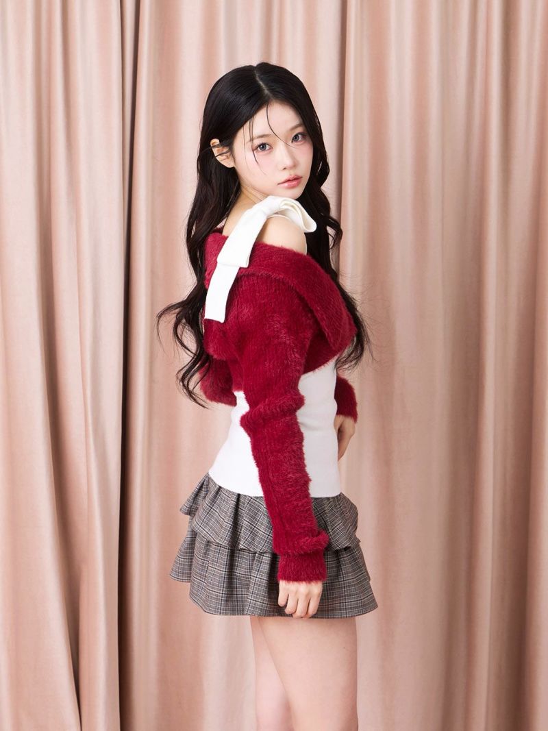 BUBBLES】ショルダーリボンアンサンブル | sparkling mall online store