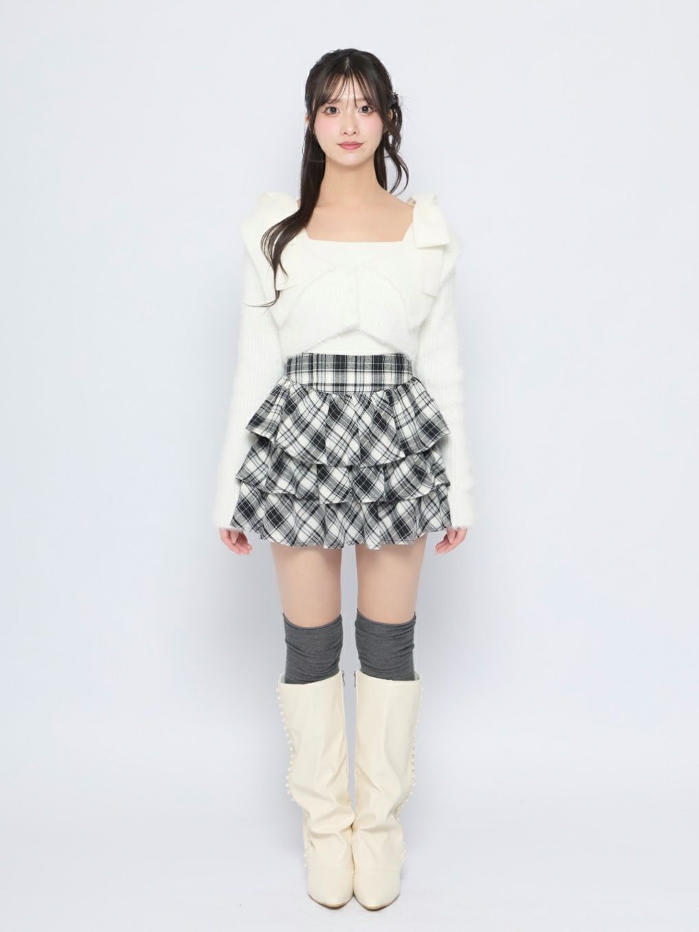 【BUBBLES】ショルダーリボンアンサンブル