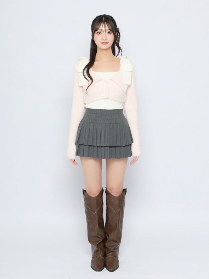 BUBBLES】ショルダーリボンアンサンブル | sparkling mall online store