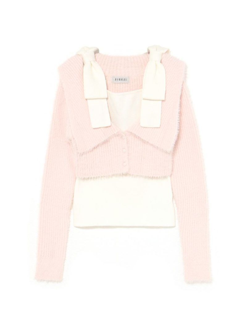 BUBBLES】ショルダーリボンアンサンブル | sparkling mall online store