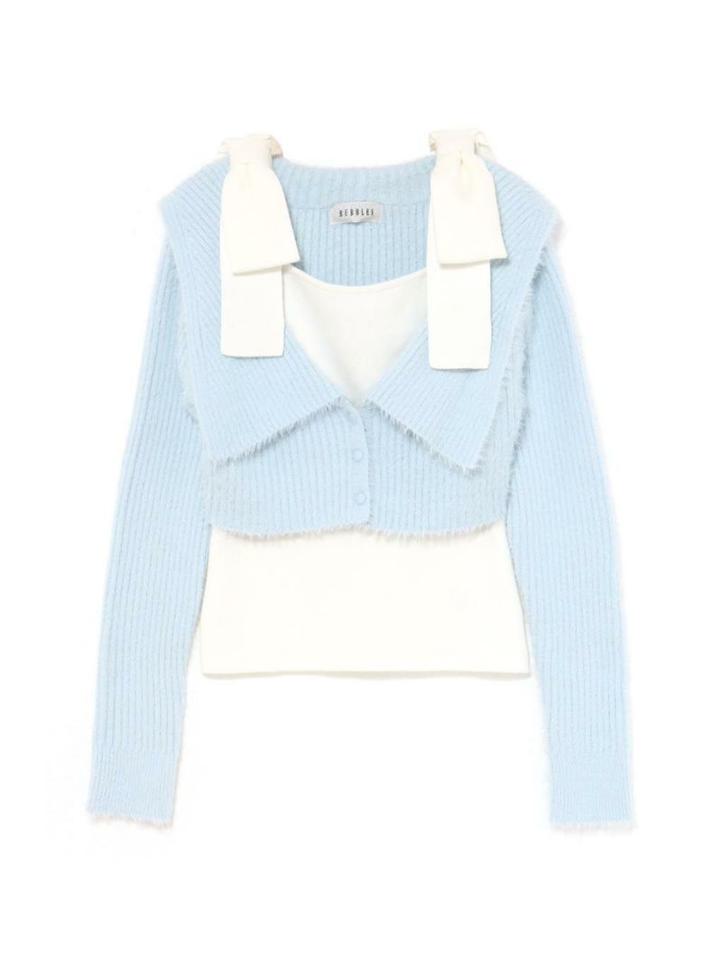 BUBBLES】ショルダーリボンアンサンブル | sparkling mall online store