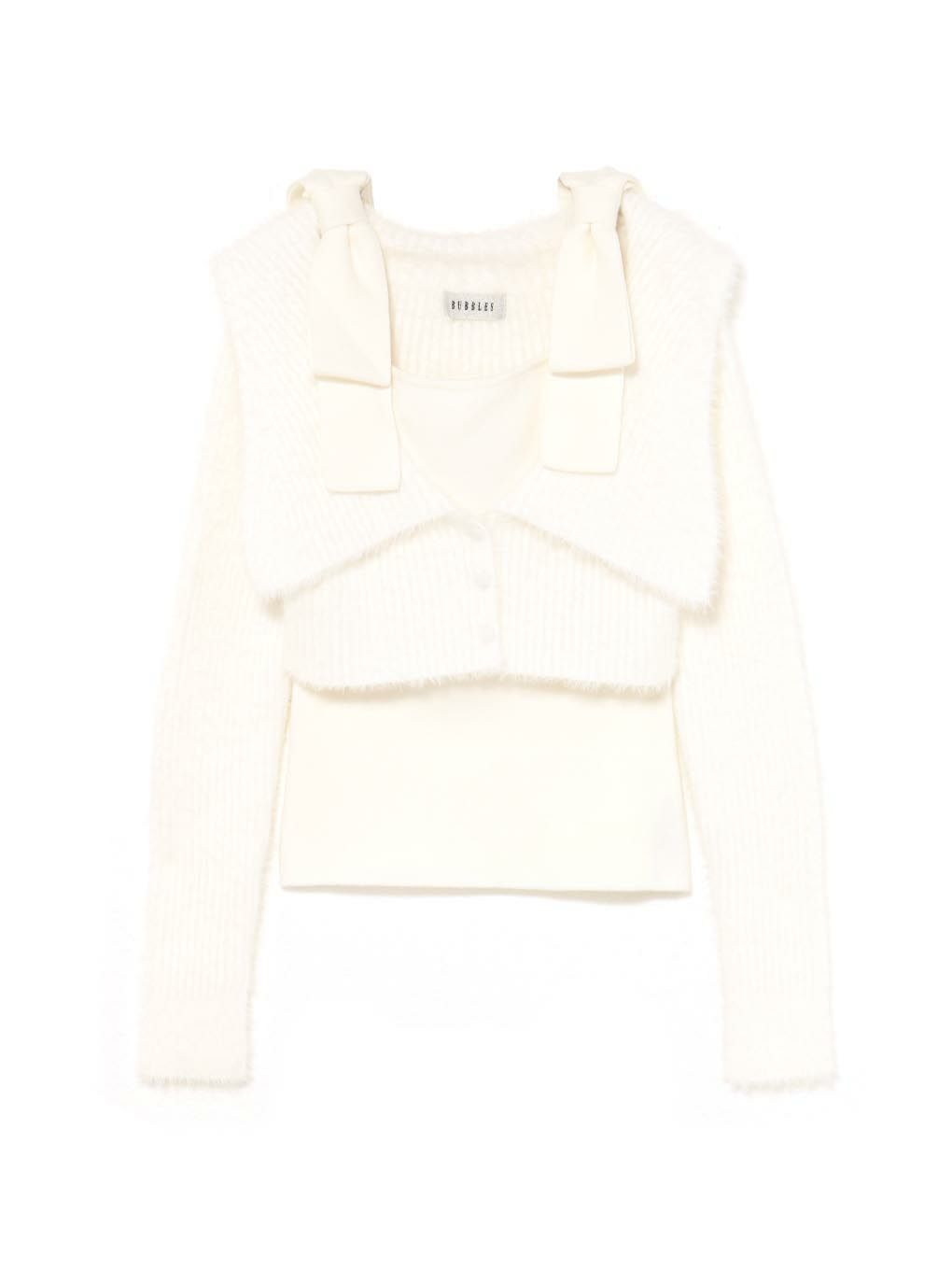 【BUBBLES】ショルダーリボンアンサンブル