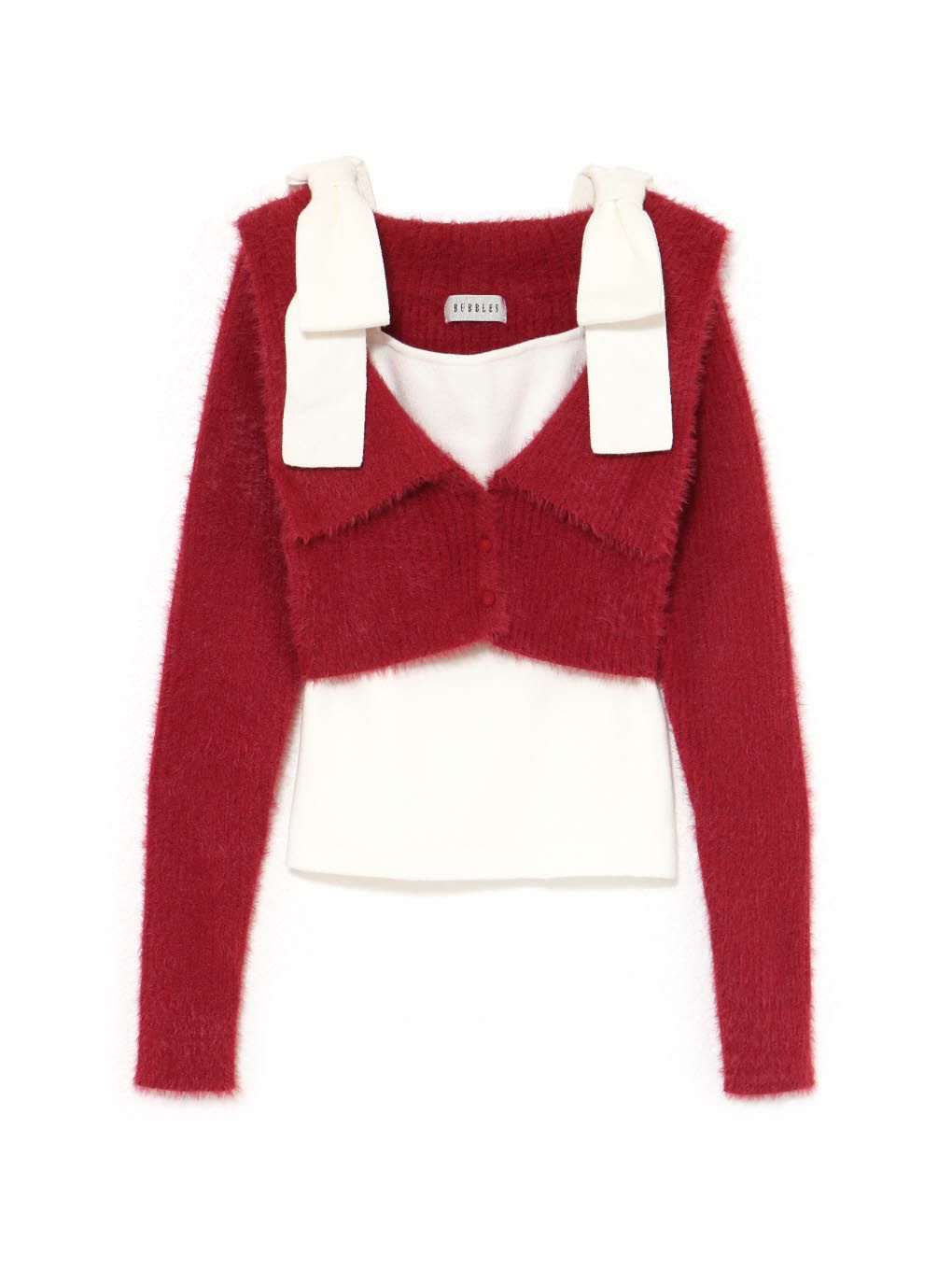 【BUBBLES】ショルダーリボンアンサンブル