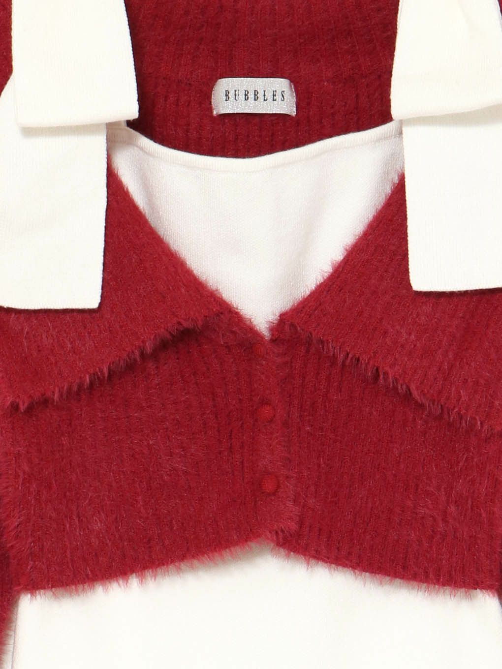 【BUBBLES】ショルダーリボンアンサンブル