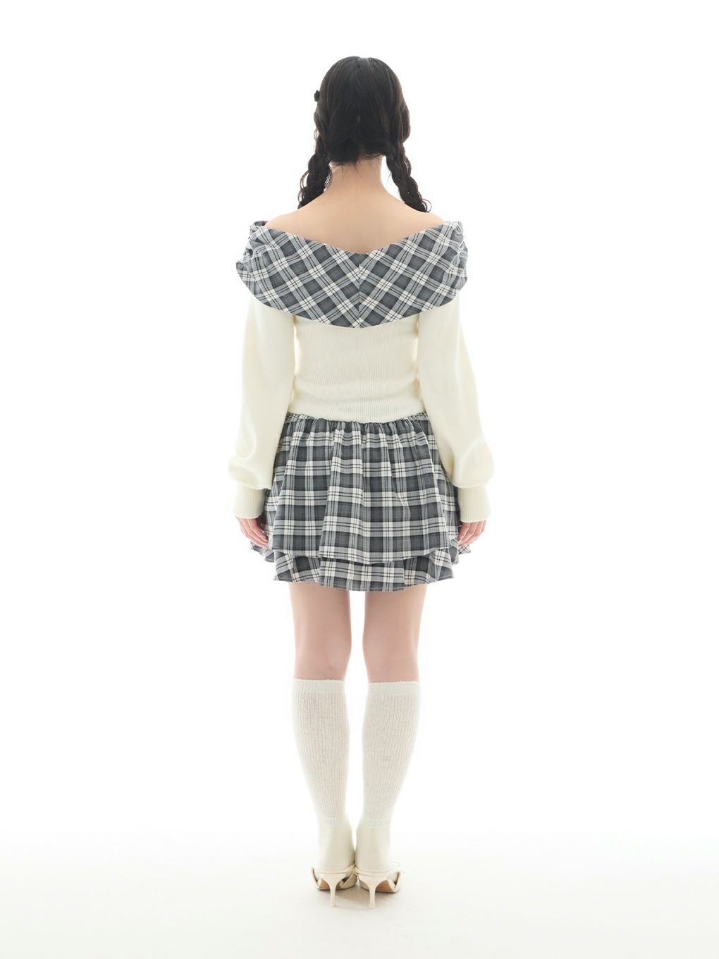 【BUBBLES】オフショルリボンワンピース