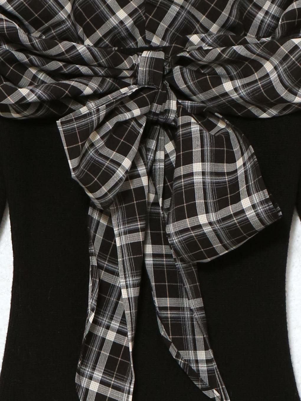 【BUBBLES】オフショルリボンワンピース