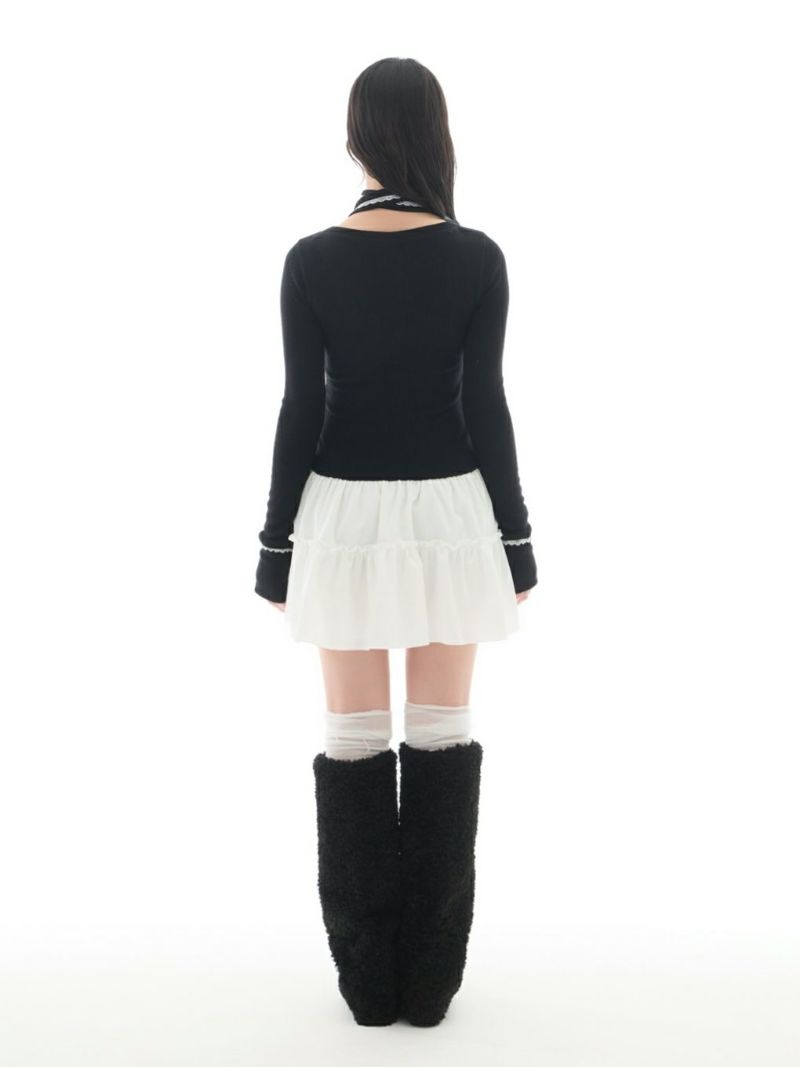 BUBBLES】リボンレイヤードワンピース | sparkling mall online store