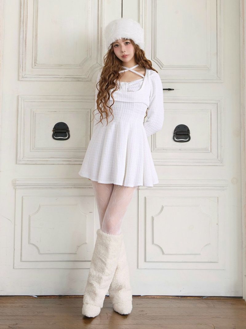 BUBBLES】リボンフレアワンピース | sparkling mall online store