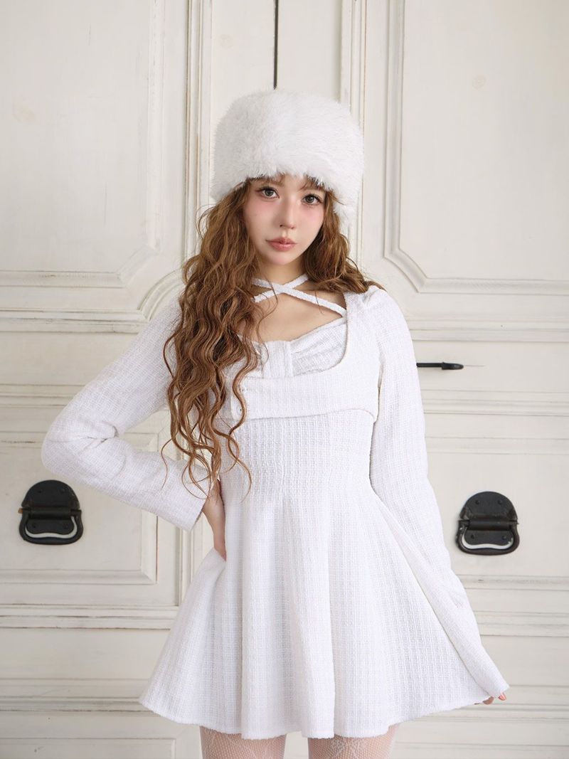 BUBBLES】リボンフレアワンピース | sparkling mall online store