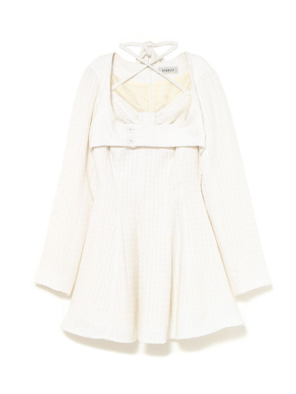【BUBBLES】リボンフレアワンピース