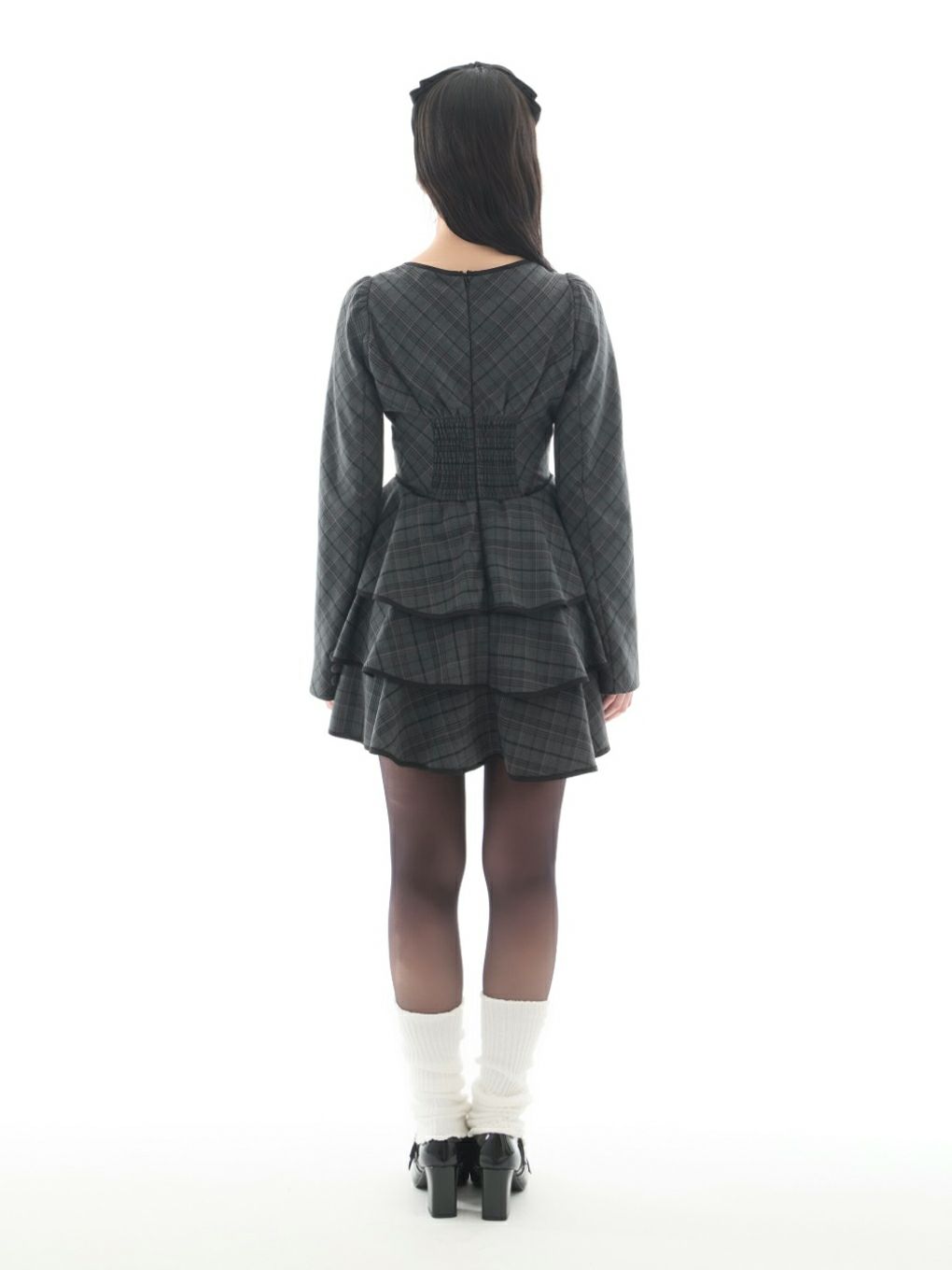 【BUBBLES】ガーリーティアードワンピース