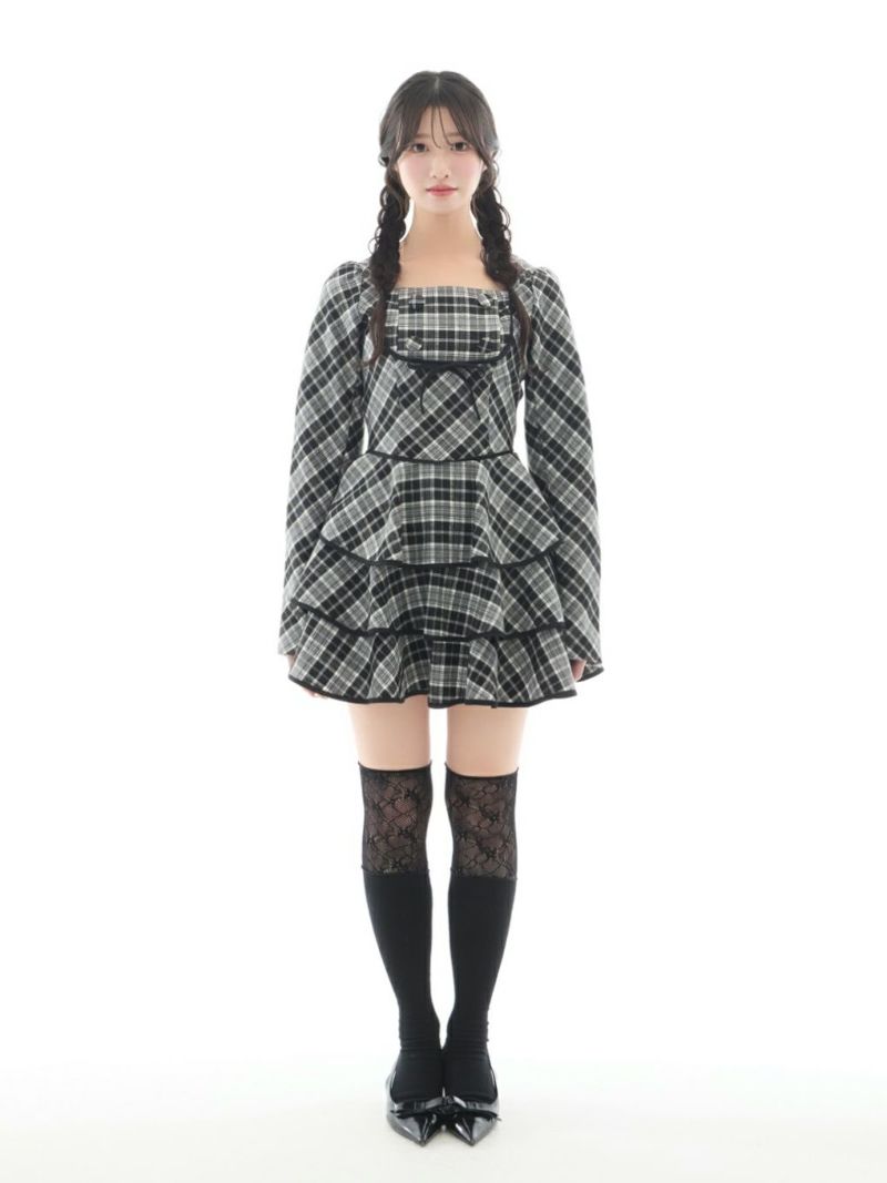 BUBBLES】ガーリーティアードワンピース | sparkling mall online store