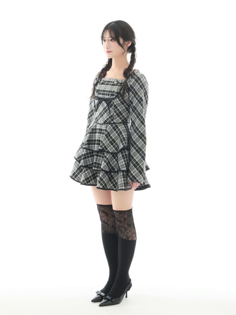 BUBBLES】ガーリーティアードワンピース | sparkling mall online store