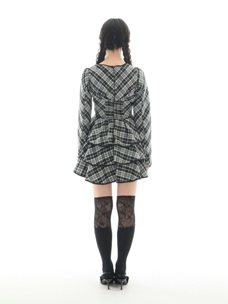 BUBBLES】ガーリーティアードワンピース | sparkling mall online store