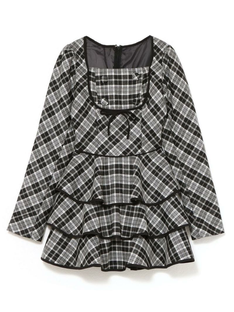 BUBBLES】ガーリーティアードワンピース | sparkling mall online store