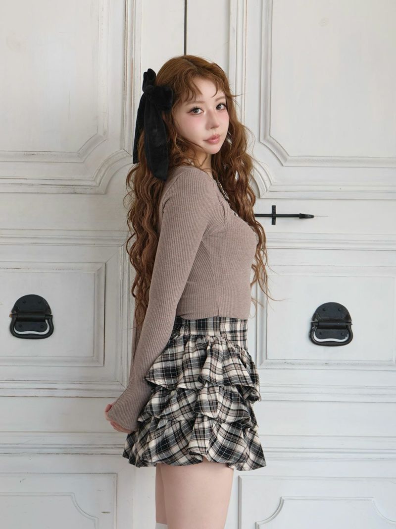 BUBBLES】レイヤードクロップドトップス | sparkling mall online store