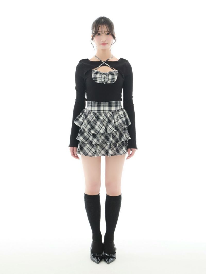 BUBBLES】レイヤードクロップドトップス | sparkling mall online store