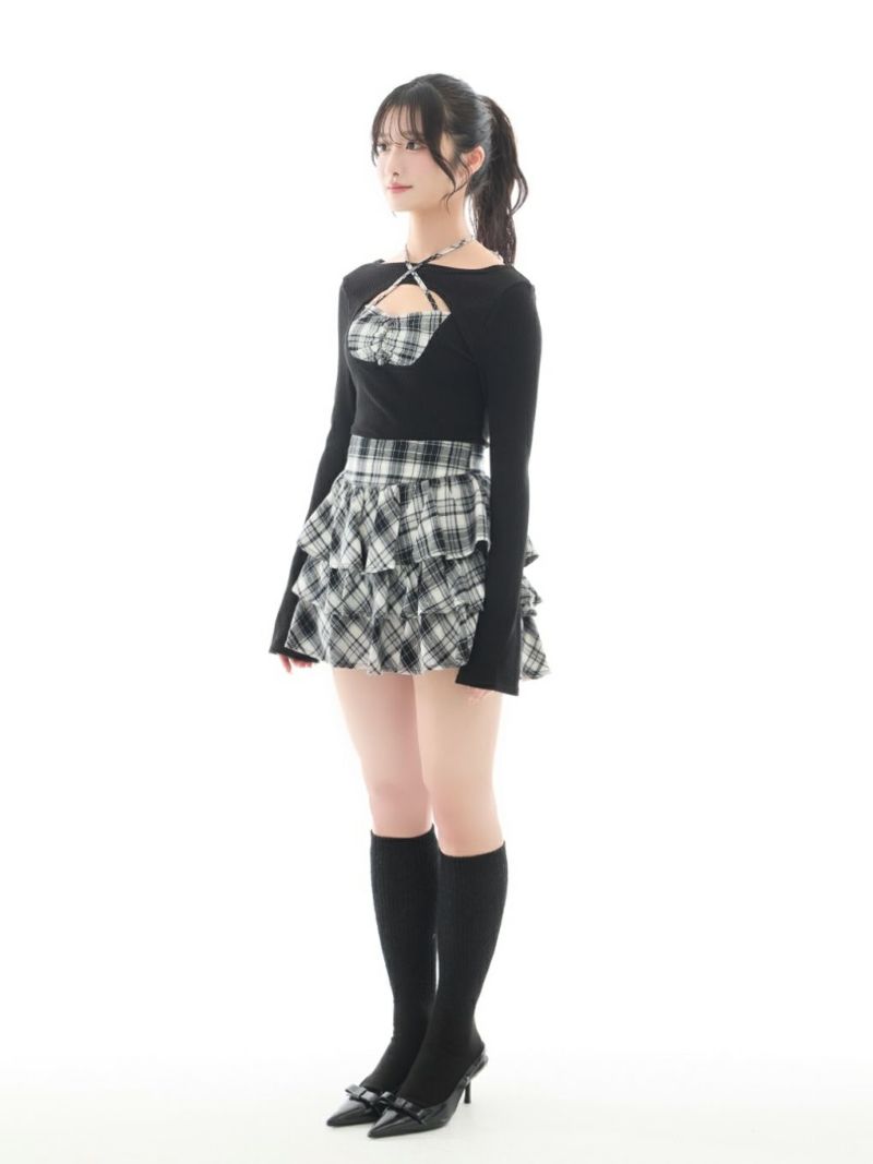 BUBBLES】レイヤードクロップドトップス | sparkling mall online store