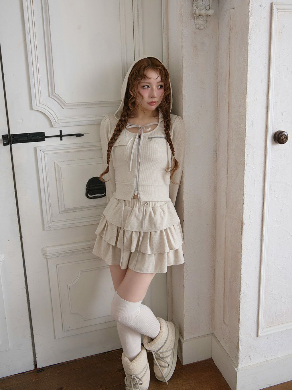 【BUBBLES】リボンスウェットセットアップ