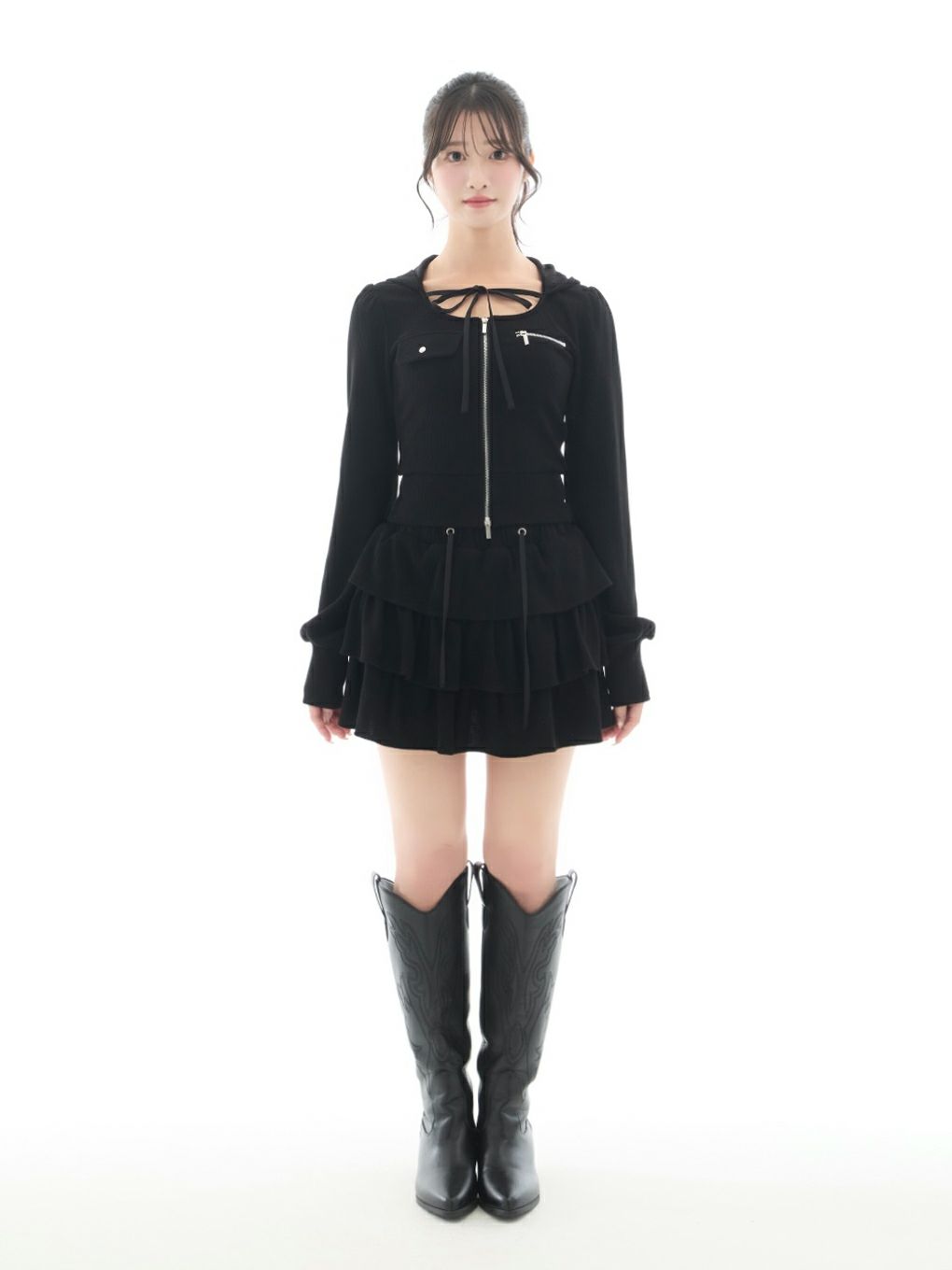 【BUBBLES】リボンスウェットセットアップ