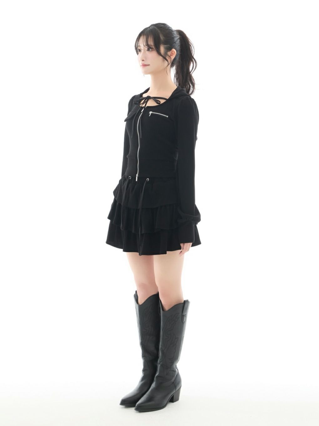 【BUBBLES】リボンスウェットセットアップ