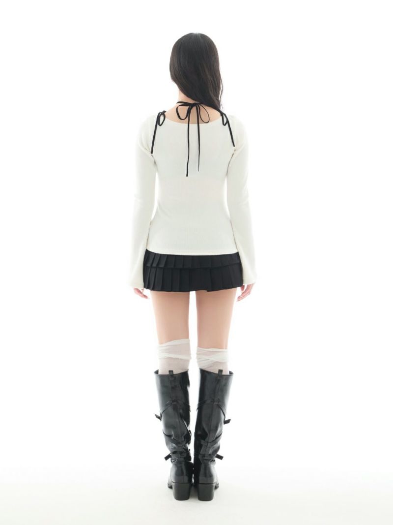 BUBBLES】カシュクールリブトップス | sparkling mall online store