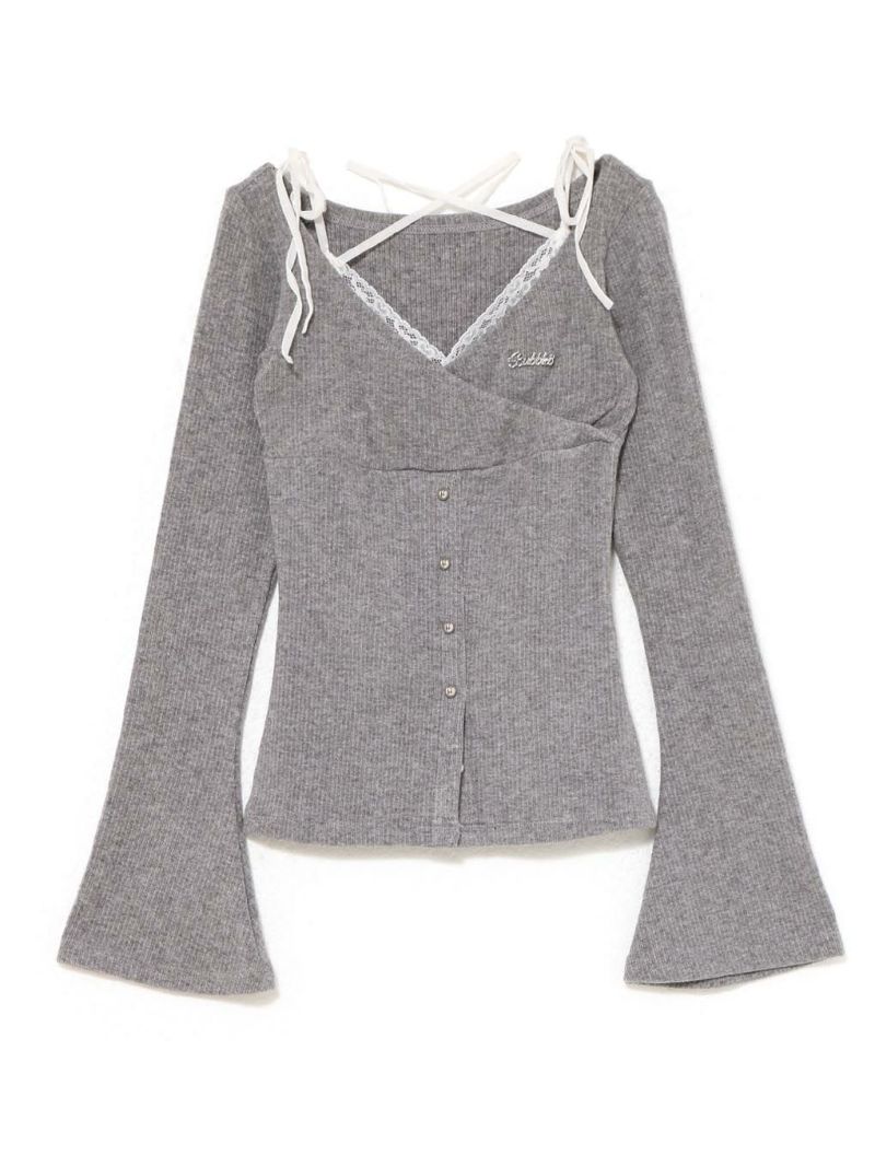 BUBBLES】カシュクールリブトップス | sparkling mall online store