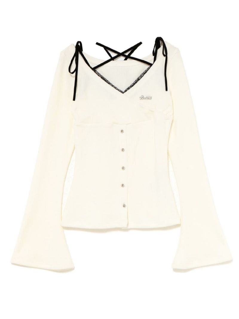 BUBBLES】カシュクールリブトップス | sparkling mall online store