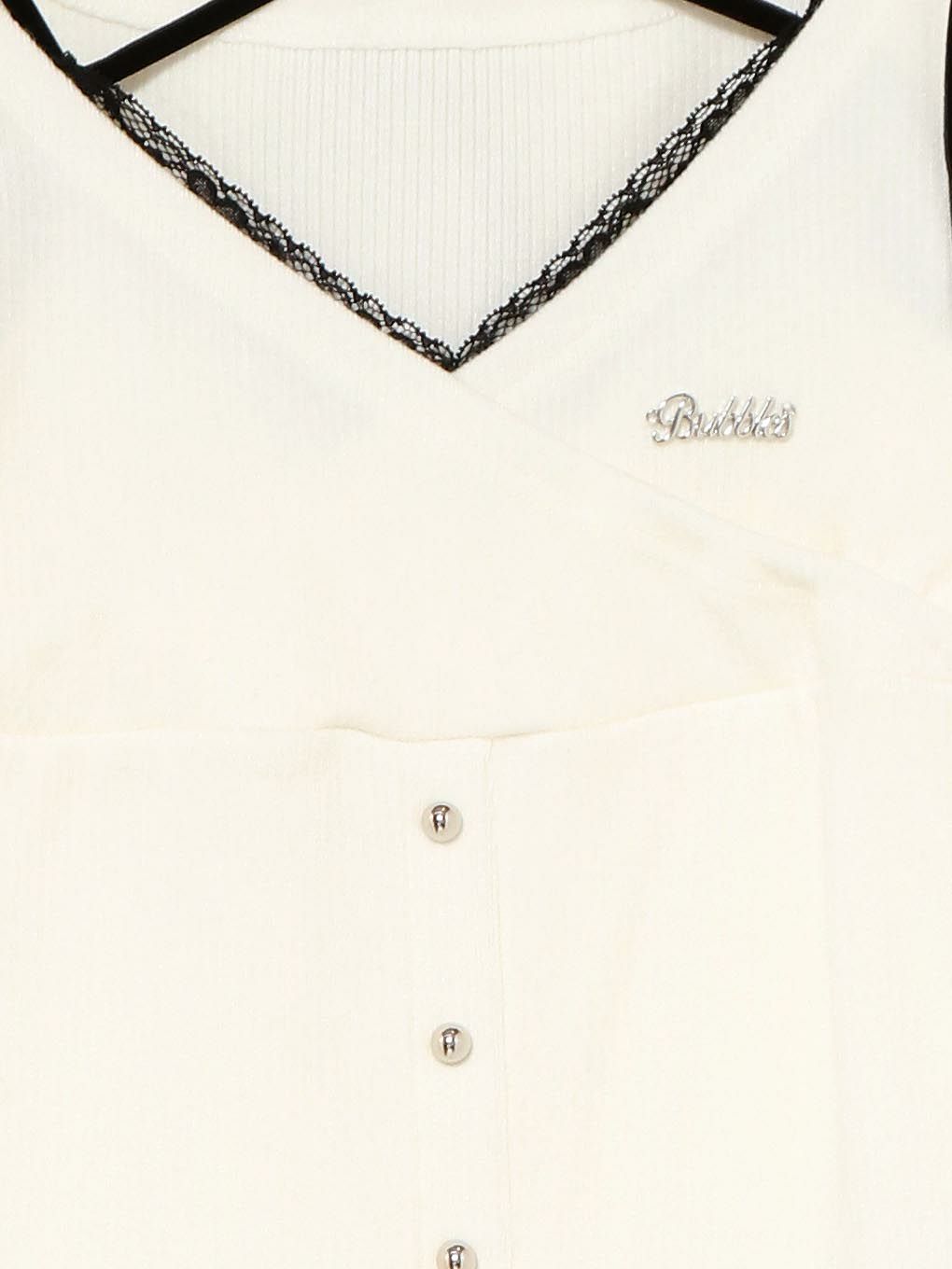 【BUBBLES】カシュクールリブトップス