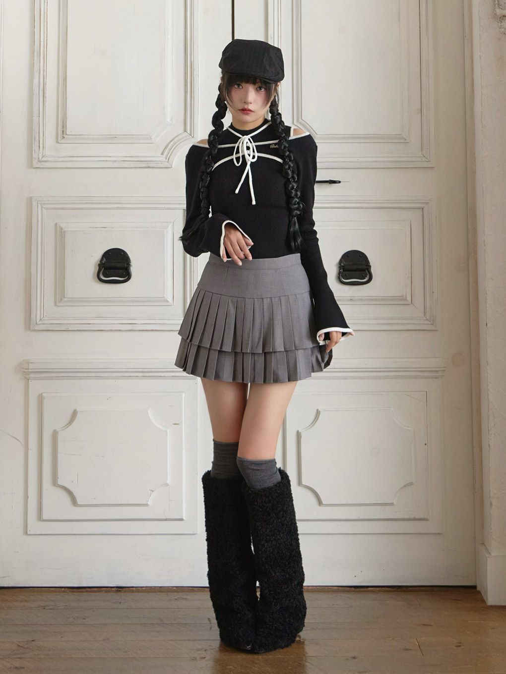  【BUBBLES】パイピングリボントップス