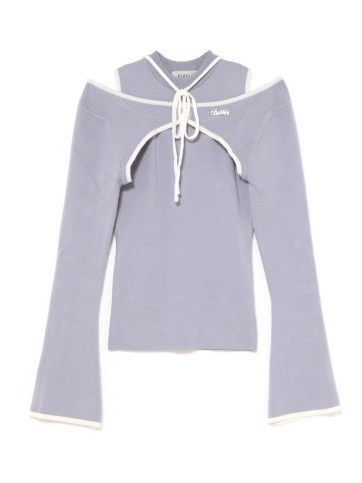 BUBBLES スクールガールトップス グレー TOPS | sparkling mall online