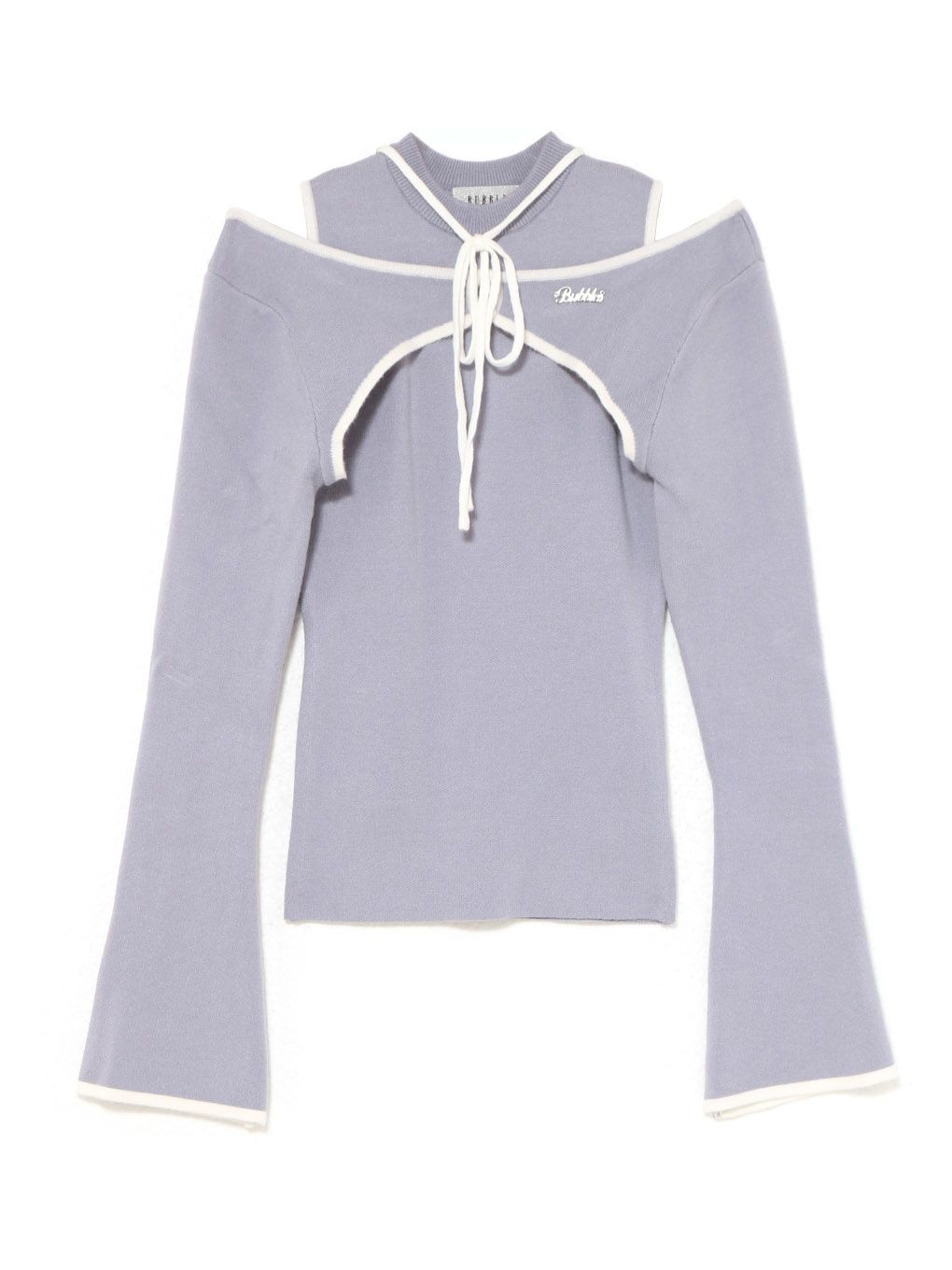 【BUBBLES】パイピングリボントップス