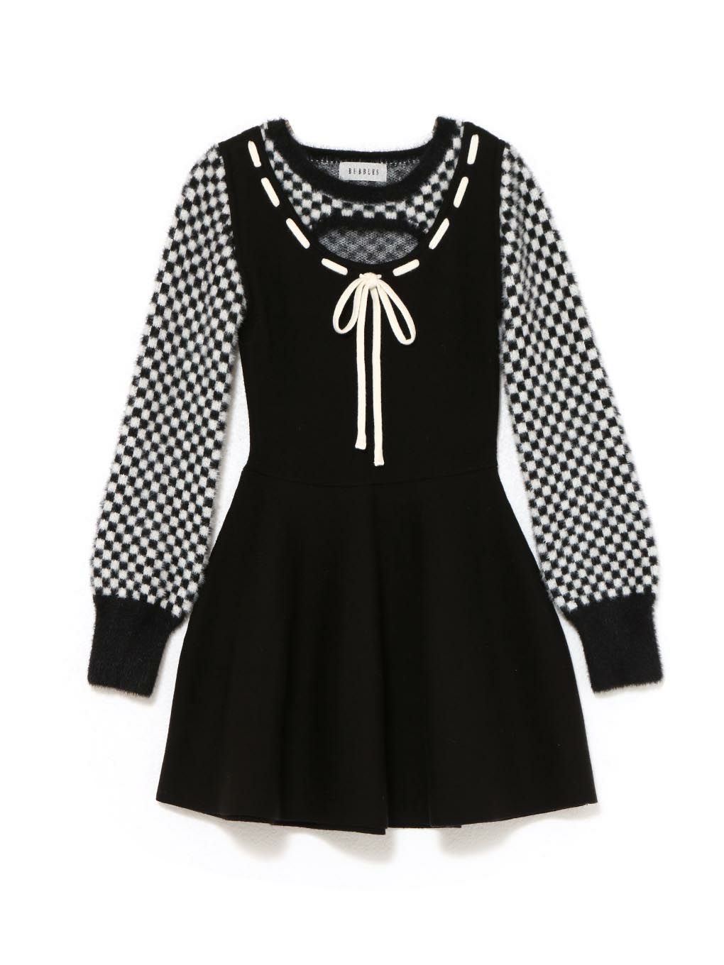 【BUBBLES】レイヤードガーリーワンピース